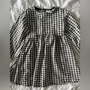 Zara Long Sleeve Plaid Dress with Pockets - Size 5-6